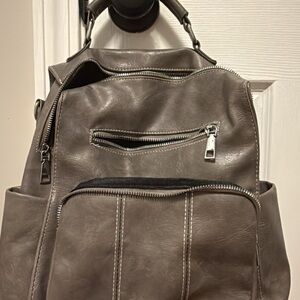 Stylish Gray Backpack
